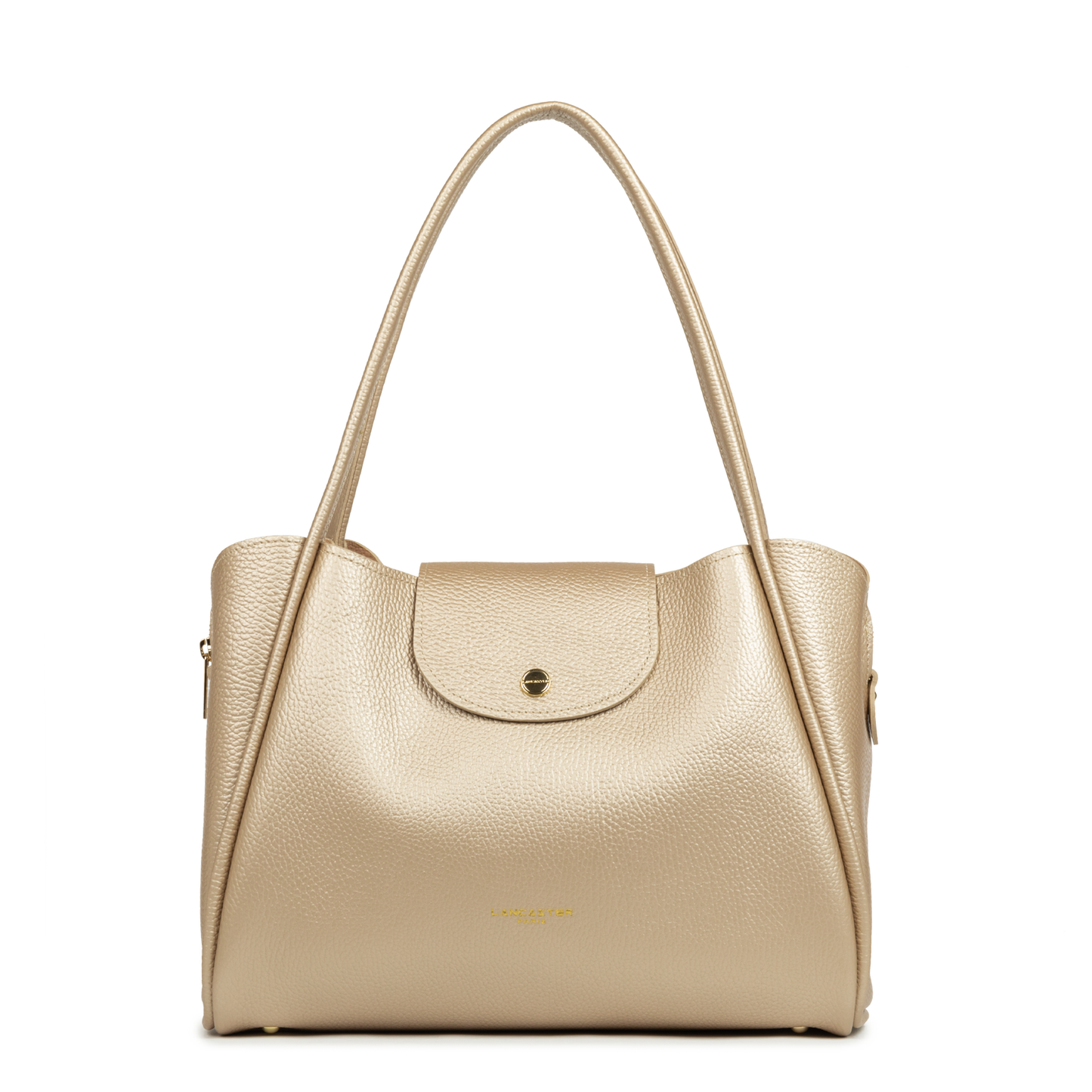 sac cabas épaule - ida double #couleur_or-ple-in-nude