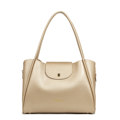 sac cabas épaule - ida double #couleur_or-ple-in-nude