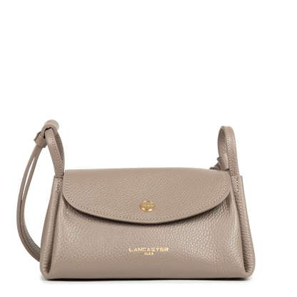 petit sac trotteur - accordéon double #couleur_galet-in-or