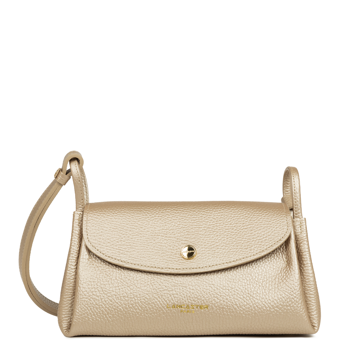 sac trotteur - accordéon double #couleur_or-ple-in-nude