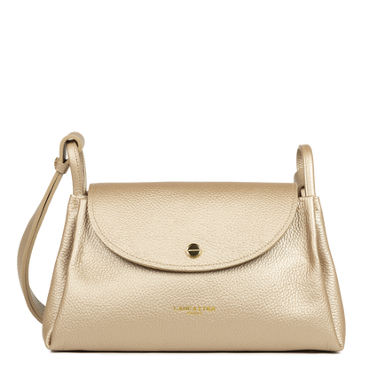 grand sac trotteur - accordéon double #couleur_or-ple-in-nude