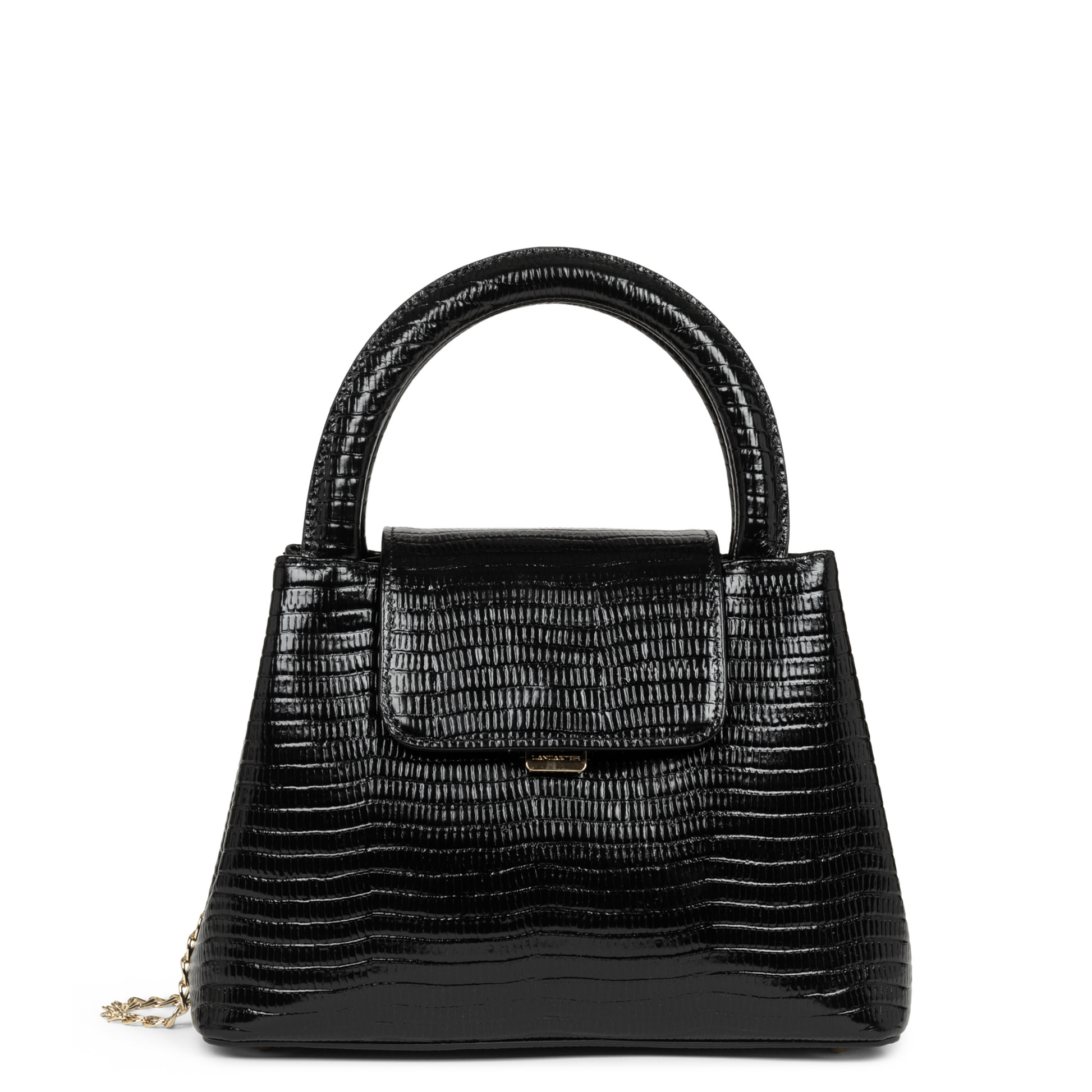 sac à main - carla #couleur_noir-lzard