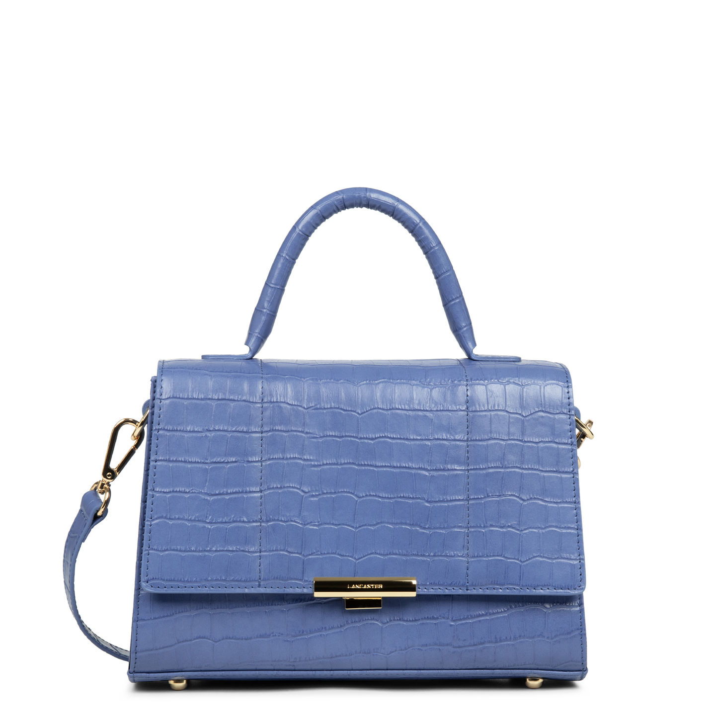 sac à main - exo trinity #couleur_bleu-croco