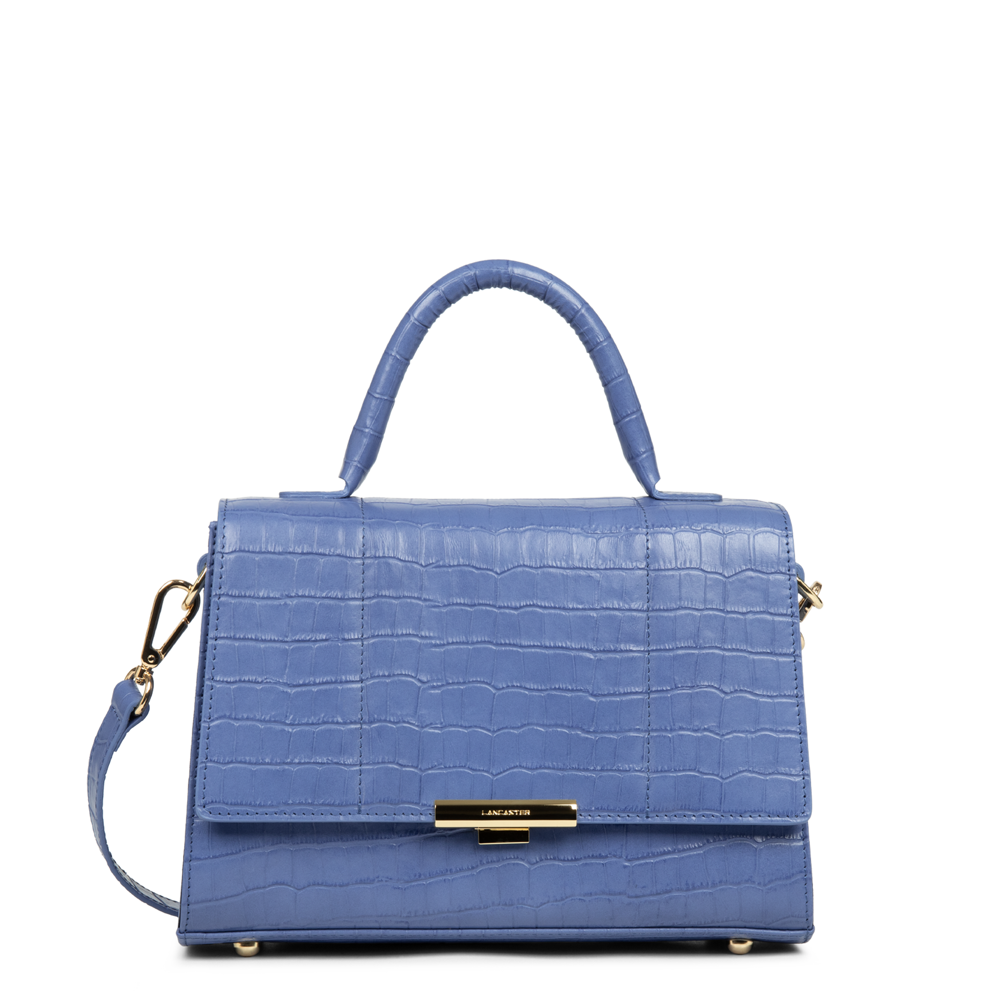 sac à main - exo trinity #couleur_bleu-croco