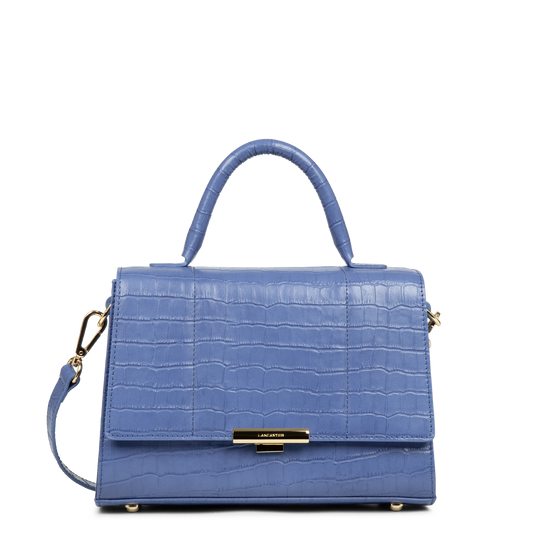 sac à main - exo trinity #couleur_bleu-croco