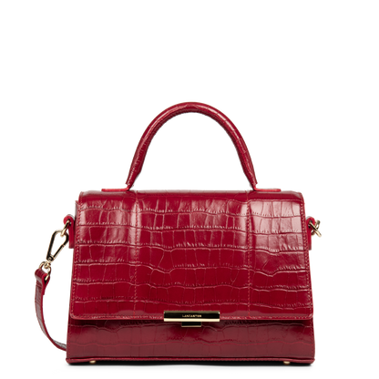 sac à main - exo trinity #couleur_carmin-croco