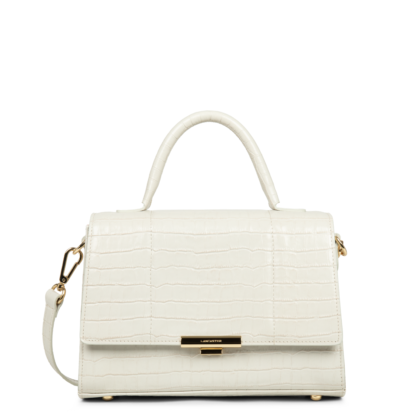 sac à main - exo trinity #couleur_ecru-croco