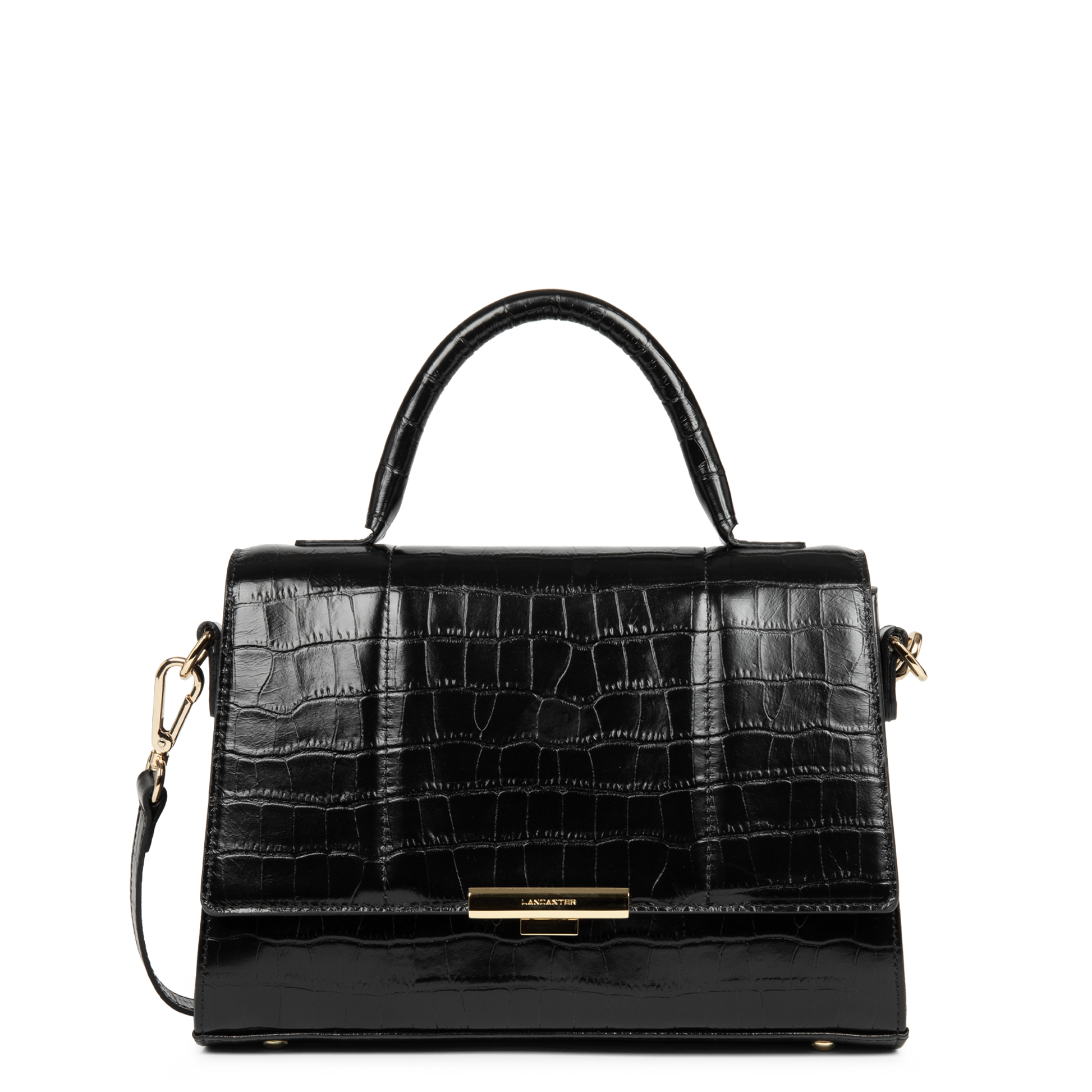 sac à main - exo trinity #couleur_noir-croco