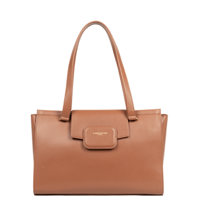 sac cabas épaule - paris pad #couleur_camel