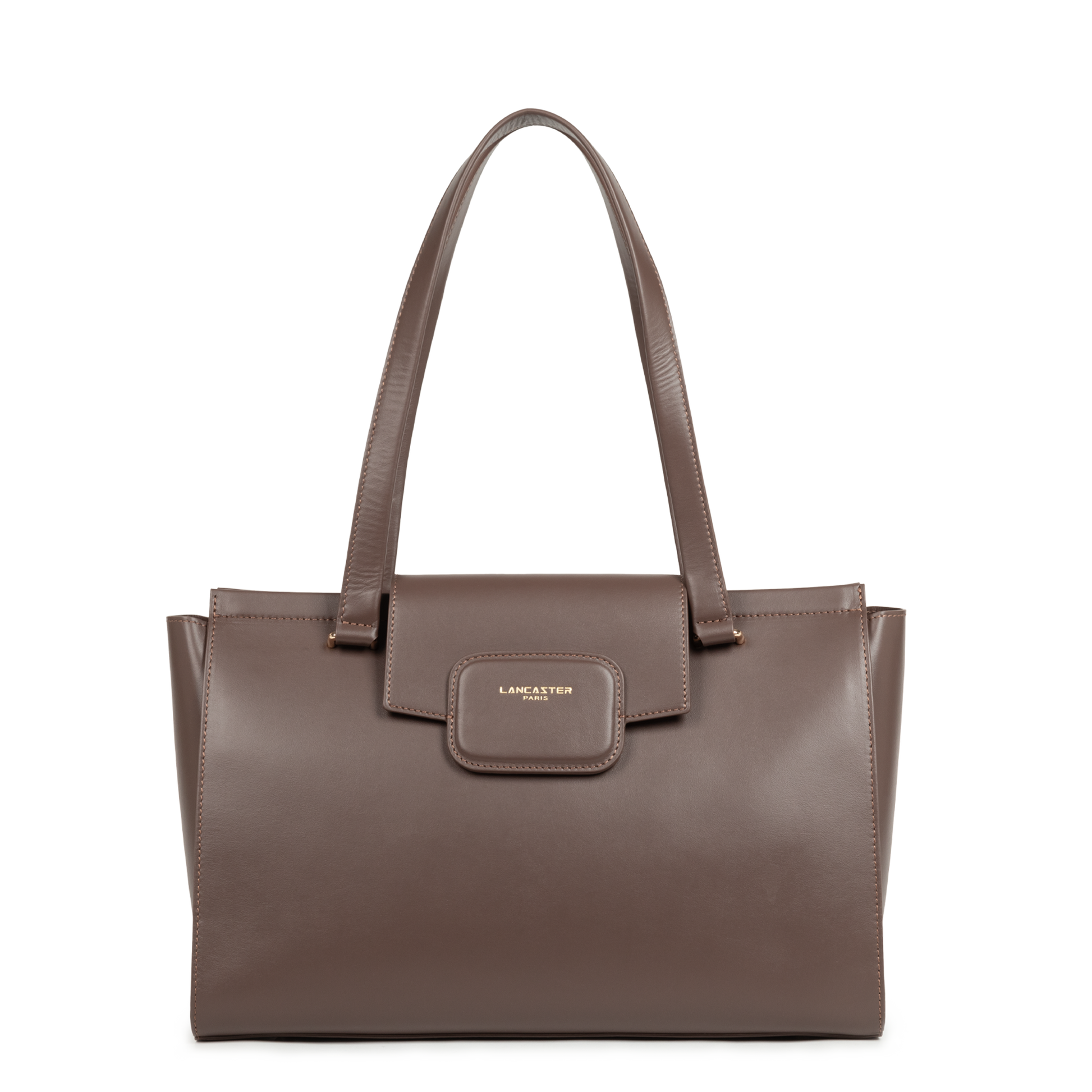 sac cabas épaule - paris pad #couleur_marron