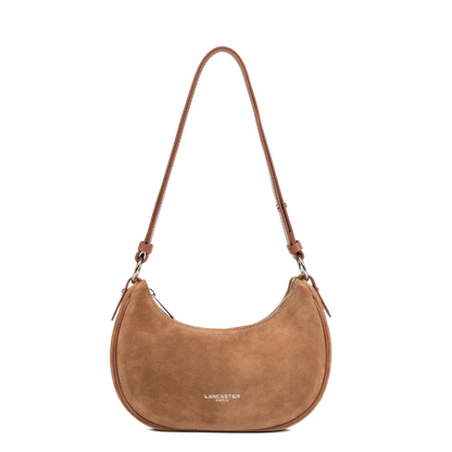 petit sac besace - suède #couleur_camel
