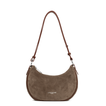 petit sac besace - suède #couleur_chtaigne