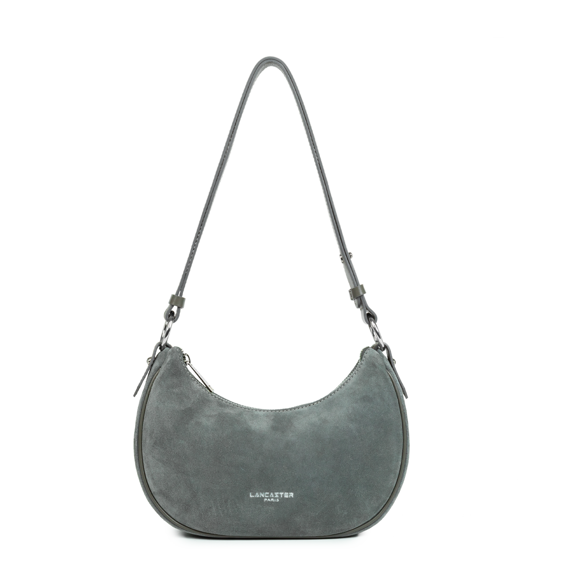 petit sac besace - suède #couleur_gris