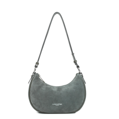 petit sac besace - suède #couleur_gris