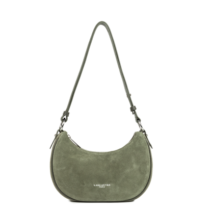petit sac besace - suède #couleur_kaki