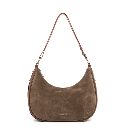 grand sac besace - suède #couleur_chtaigne