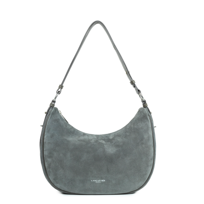 grand sac besace - suède #couleur_gris