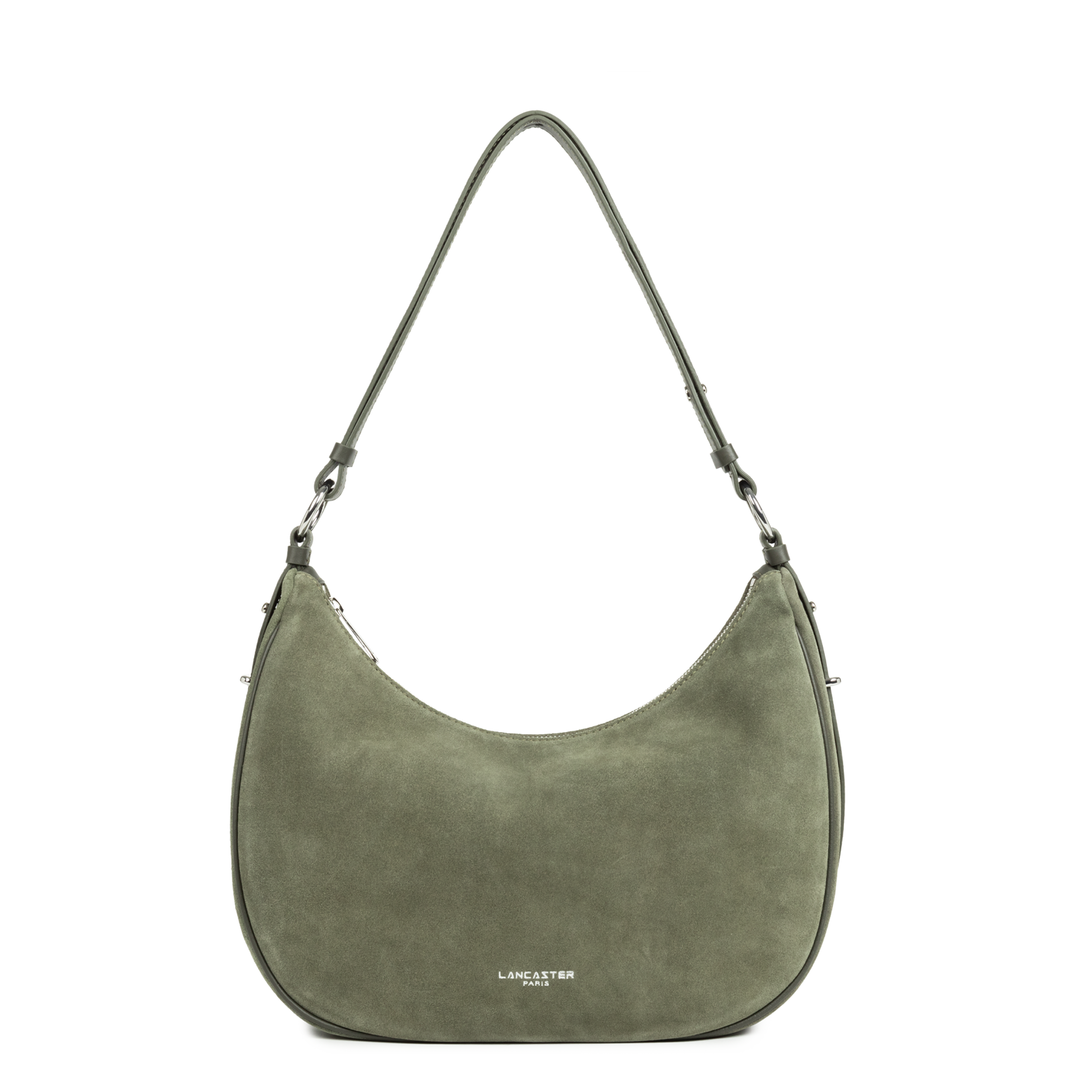 grand sac besace - suède #couleur_kaki