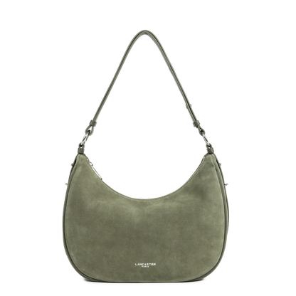 grand sac besace - suède #couleur_kaki