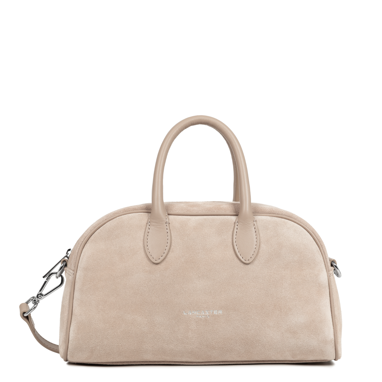 sac à main bowling - suède #couleur_beige-fonc