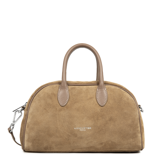 sac à main bowling - suède #couleur_sable