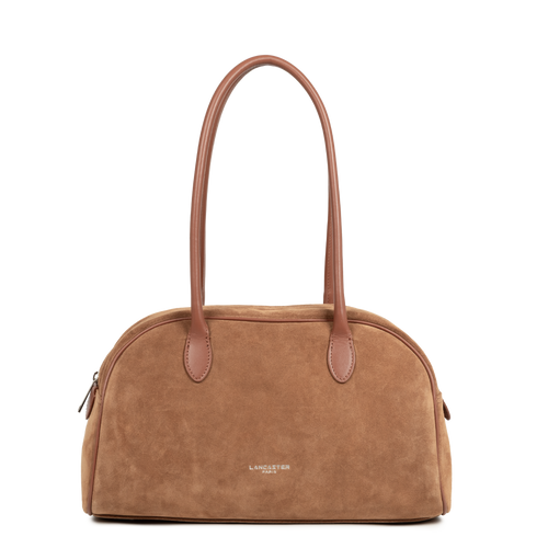 grand sac cabas épaule - suède #couleur_camel