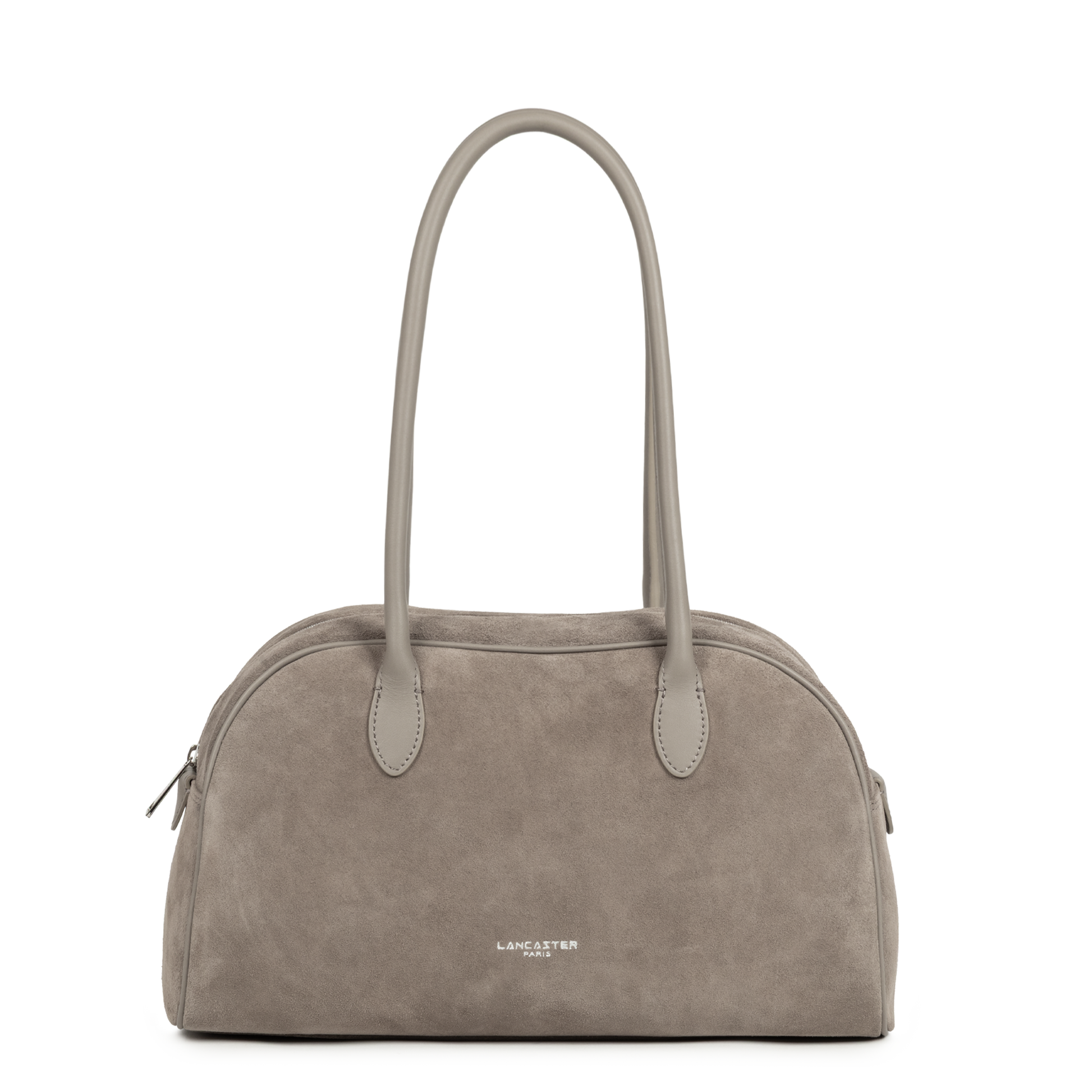 grand sac cabas épaule - suède #couleur_galet-fonc