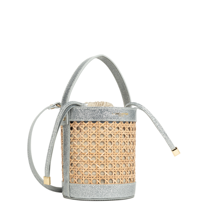 Petit sac seau - Cannage Rotin
