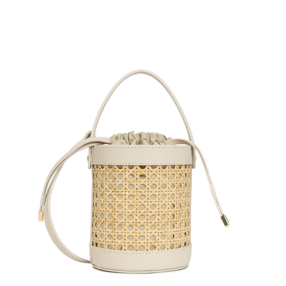Petit sac seau - Cannage Rotin