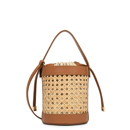 Petit sac seau - Cannage Rotin