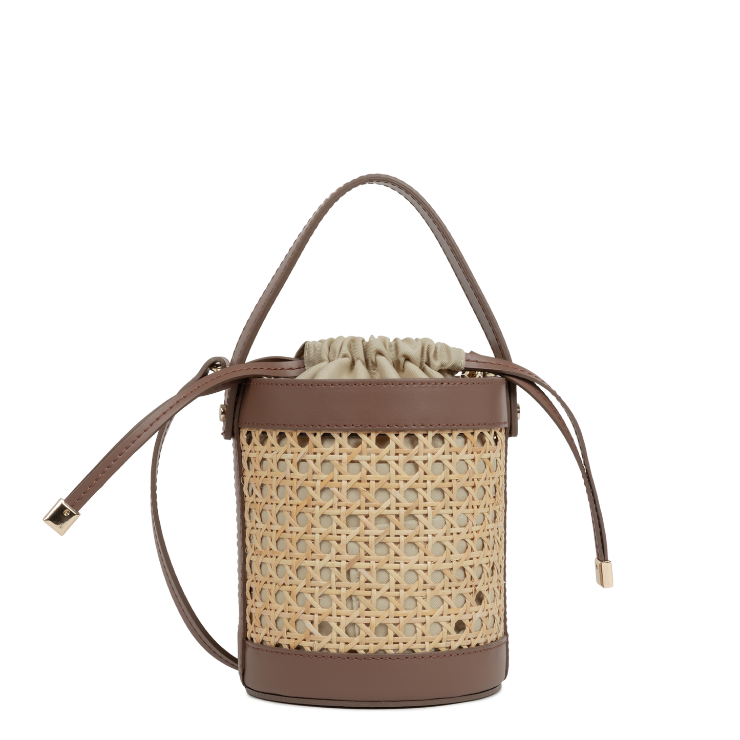 Petit sac seau - Cannage Rotin