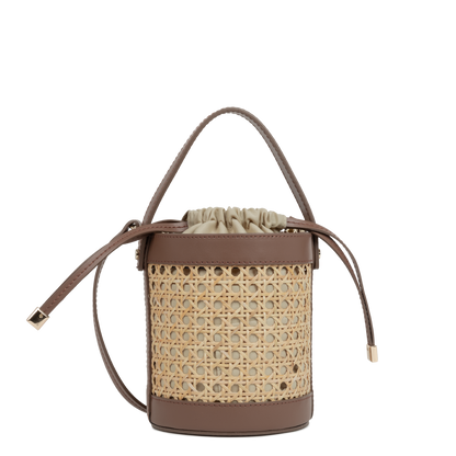 Petit sac seau - Cannage Rotin