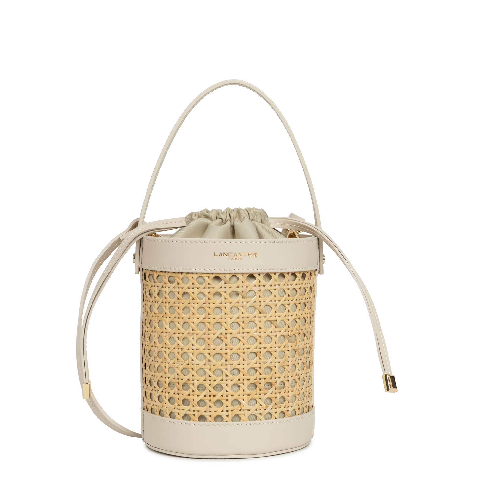 sac seau - cannage rotin #couleur_beige