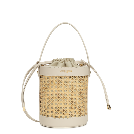 sac seau - cannage rotin #couleur_beige