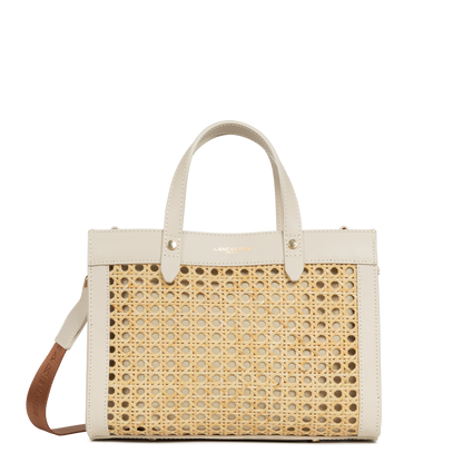 petit sac cabas main - cannage rotin #couleur_beige
