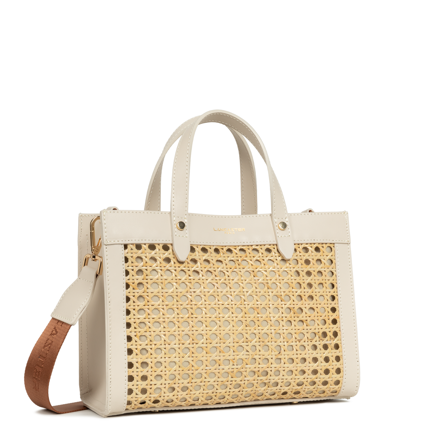 Petit sac cabas main - Cannage Rotin