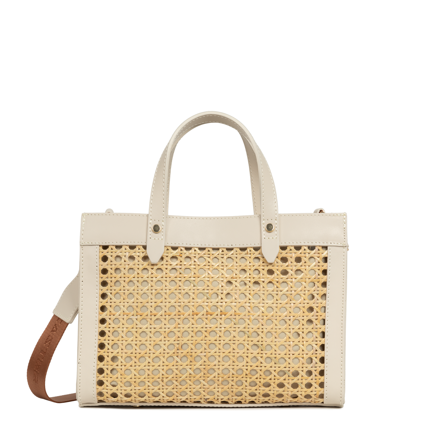 Petit sac cabas main - Cannage Rotin