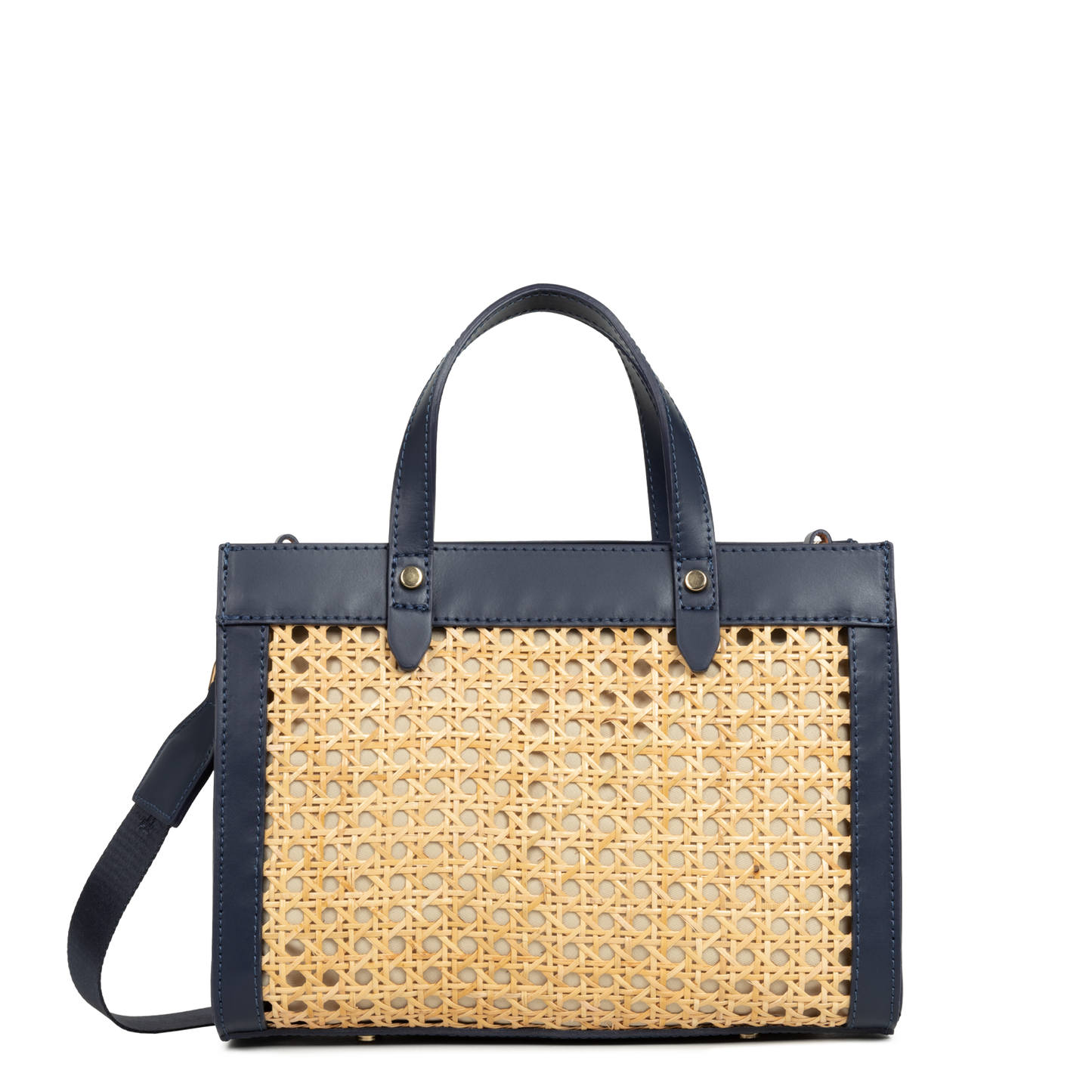 Petit sac cabas main - Cannage Rotin