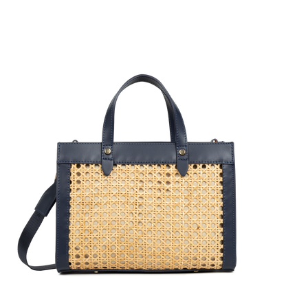 Petit sac cabas main - Cannage Rotin