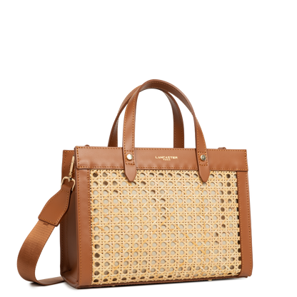 Petit sac cabas main - Cannage Rotin