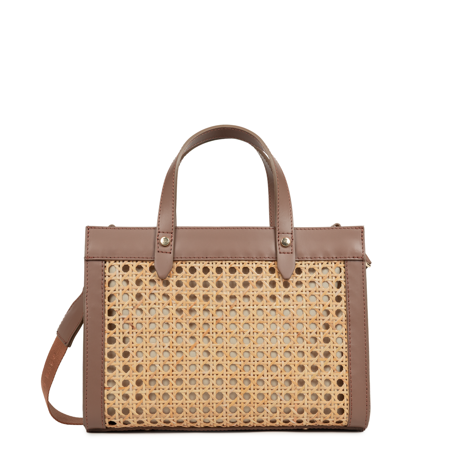 Petit sac cabas main - Cannage Rotin
