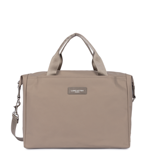 grand sac cabas épaule - basic vita #couleur_galet