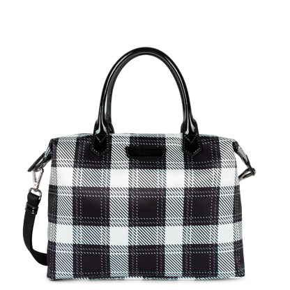 sac à main - basic verni #couleur_noir-tartan
