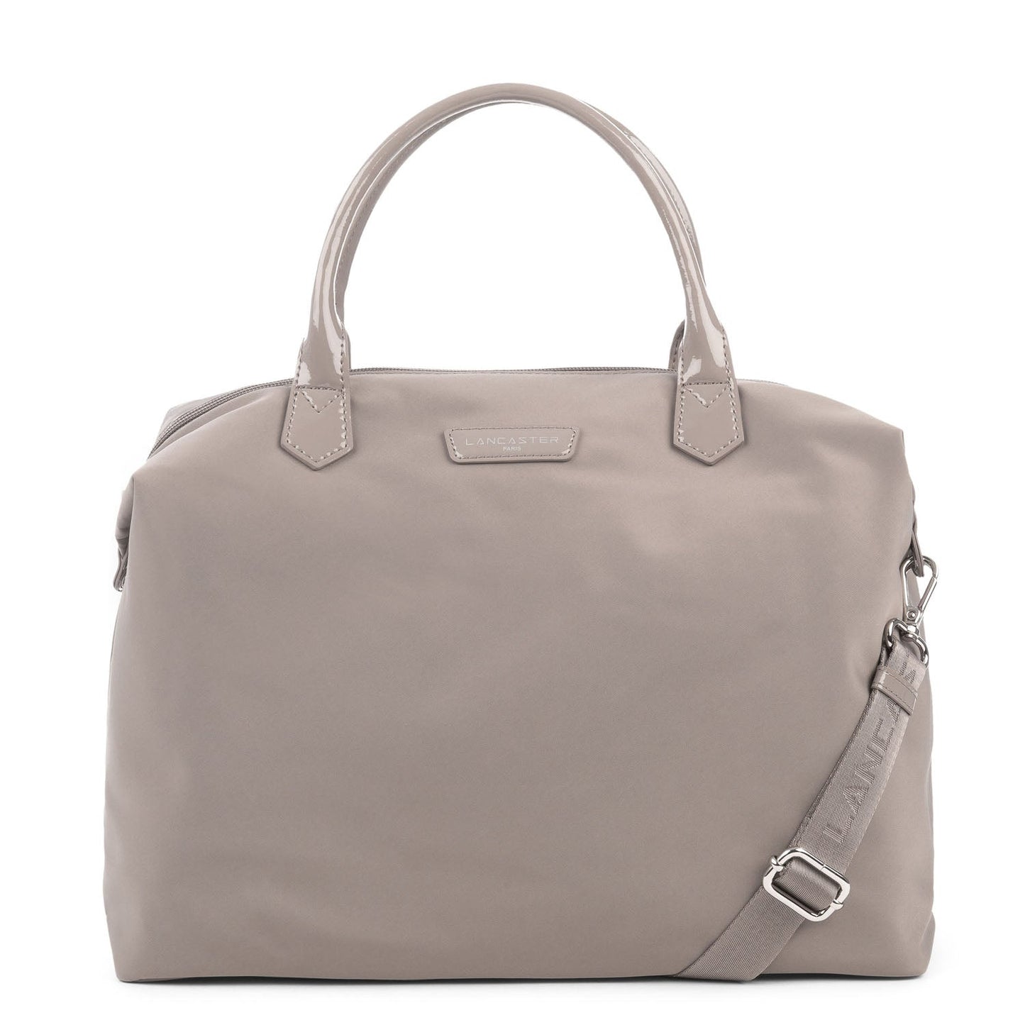 grand sac cabas main - basic verni #couleur_galet