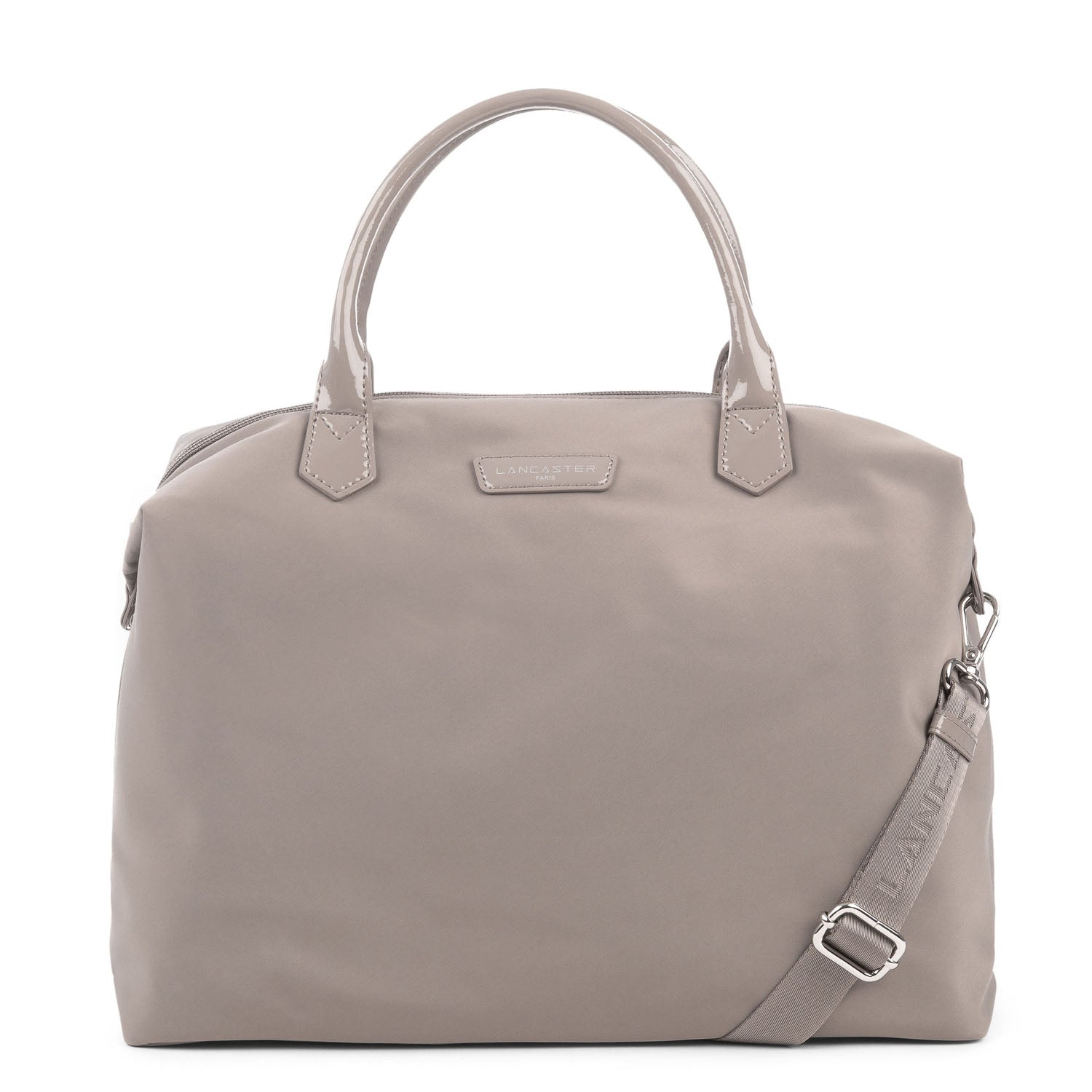 grand sac cabas main - basic verni #couleur_galet