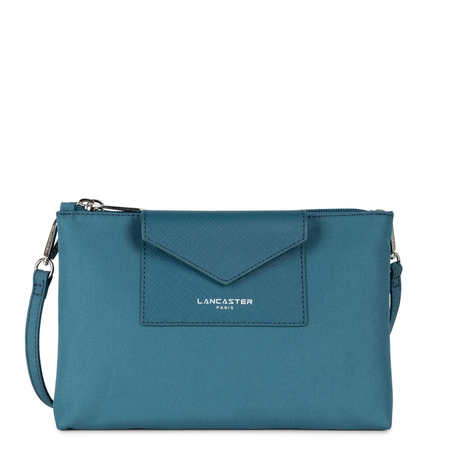 petit double pochette - smart kba #couleur_bleu-paon