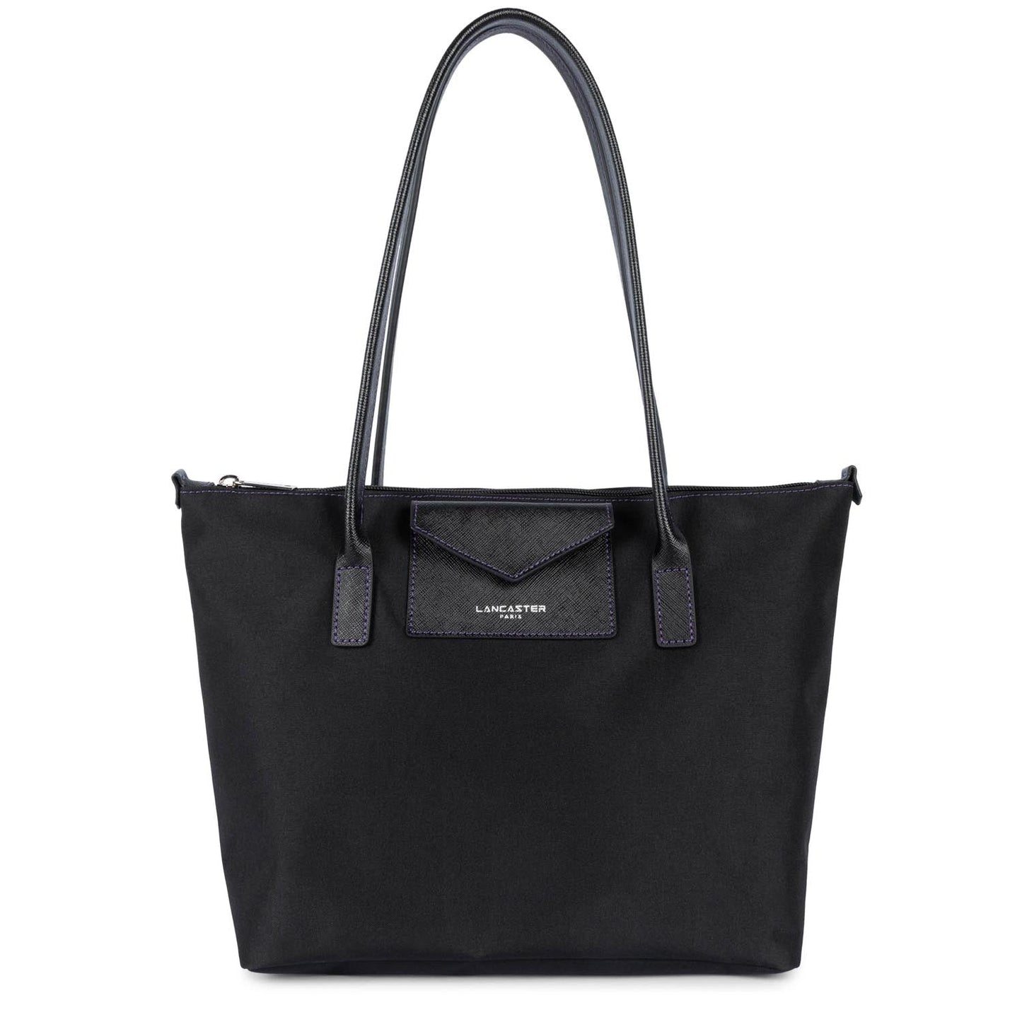 sac cabas épaule - smart kba #couleur_noir-violet