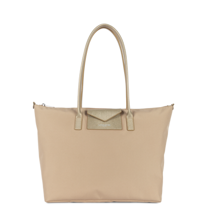 grand sac cabas épaule - smart kba #couleur_beige