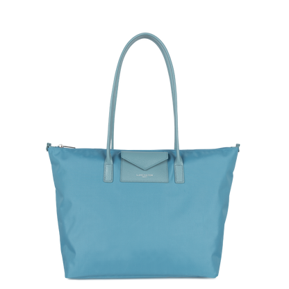 grand sac cabas épaule - smart kba #couleur_bleu-cendre