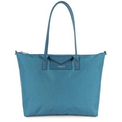 grand sac cabas épaule - smart kba #couleur_bleu-paon